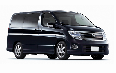 Singapore Nissan Elgrand luxury minivan rental, hire with a driver